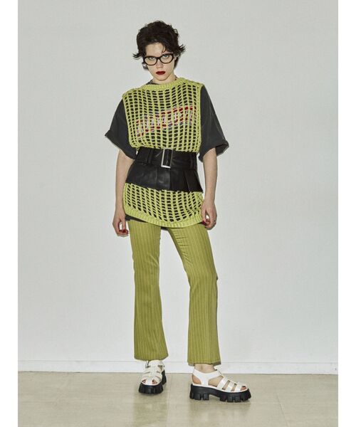 jouetie(ジュエティ)の「プリーツワイドベルト(ベルト・レディース・ブラック/インディゴブルー・FREE)」の18枚目の写真