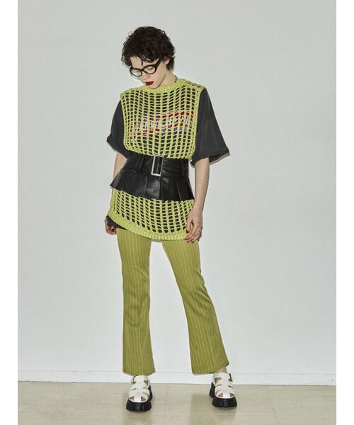 jouetie(ジュエティ)の「プリーツワイドベルト(ベルト・レディース・ブラック/インディゴブルー・FREE)」の19枚目の写真