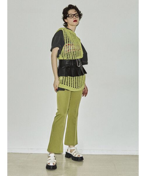 jouetie(ジュエティ)の「プリーツワイドベルト(ベルト・レディース・ブラック/インディゴブルー・FREE)」の21枚目の写真