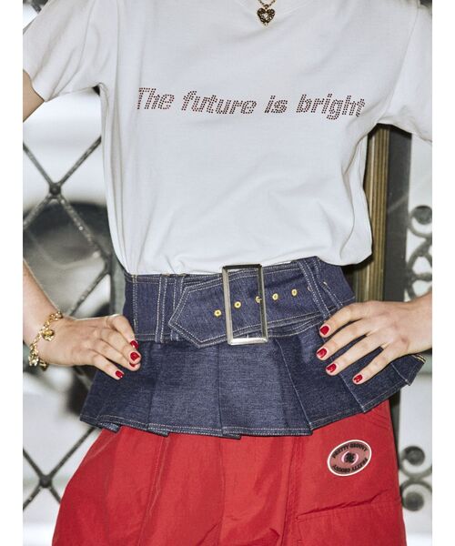 jouetie(ジュエティ)の「プリーツワイドベルト(ベルト・レディース・ブラック/インディゴブルー・FREE)」の22枚目の写真