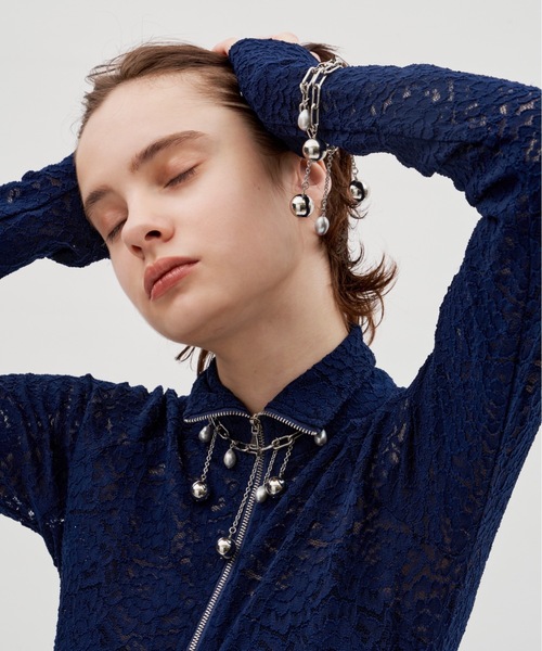 igi（イジ）の「drop charm choker/ドロップチャームチョーカー（チョーカー・レディース・ホワイト/シルバー・FREE）」の19枚目の写真