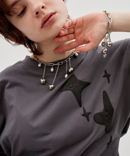 igi（イジ）の「drop charm choker/ドロップチャームチョーカー（チョーカー・レディース・ホワイト/シルバー・FREE）」の14枚目の写真