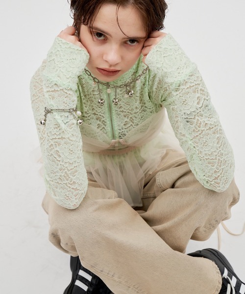 igi（イジ）の「drop charm choker/ドロップチャームチョーカー（チョーカー・レディース・ホワイト/シルバー・FREE）」の8枚目の写真