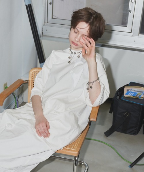 igi（イジ）の「drop charm choker/ドロップチャームチョーカー（チョーカー・レディース・ホワイト/シルバー・FREE）」の9枚目の写真