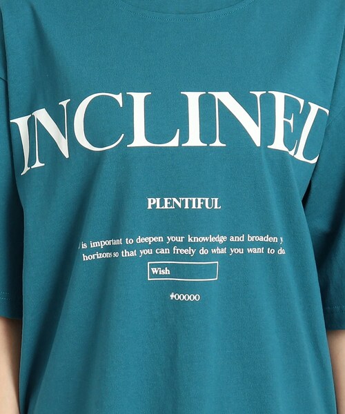 Cutie Blonde（キューティーブロンド）の「◆【ヒップも二の腕も気にせずOK】オーバーサイズTシャツ（Tシャツ/カットソー・レディース・ホワイト系その他/ベージュ系その他5/ブラック系1/ネイビー系6・00）」の20枚目の写真