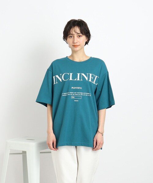 Cutie Blonde（キューティーブロンド）の「◆【ヒップも二の腕も気にせずOK】オーバーサイズTシャツ（Tシャツ/カットソー・レディース・ホワイト系その他/ベージュ系その他5/ブラック系1/ネイビー系6・00）」の16枚目の写真