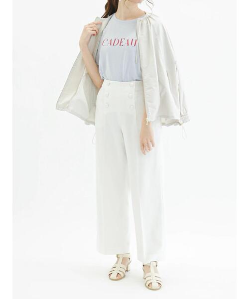 Te chichi（テチチ）の「ロゴプリントTシャツ（Tシャツ/カットソー・レディース・オフホワイト/ブルー/ブラック・ﾌﾘ-）」の22枚目の写真