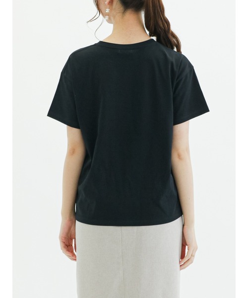 Te chichi（テチチ）の「ロゴプリントTシャツ（Tシャツ/カットソー・レディース・オフホワイト/ブルー/ブラック・ﾌﾘ-）」の14枚目の写真