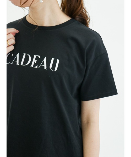 Te chichi（テチチ）の「ロゴプリントTシャツ（Tシャツ/カットソー・レディース・オフホワイト/ブルー/ブラック・ﾌﾘ-）」の16枚目の写真