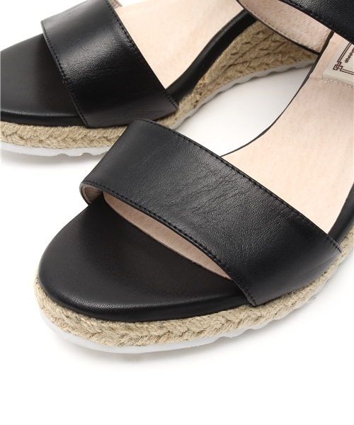 LUSSO MALENA（ルッソマレーナ）の「2本ベルトサンダル（サンダル・レディース・シルバー/ブラック/ホワイト/ネイビー・37/36/38/35/39）」の6枚目の写真