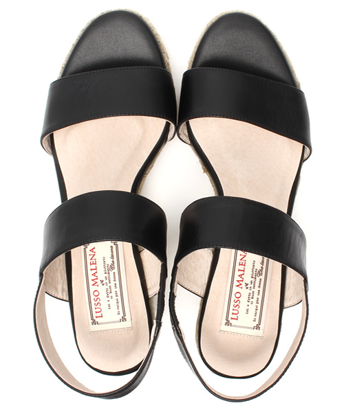 LUSSO MALENA（ルッソマレーナ）の「2本ベルトサンダル（サンダル・レディース・シルバー/ブラック/ホワイト/ネイビー・37/36/38/35/39）」の9枚目の写真