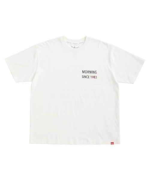 Manhattan Portage（マンハッタンポーテージ）の「S/S Print T-Shirt（Tシャツ/カットソー・メンズ・ホワイト/チャコール・LARGE/MEDIUM）」の2枚目の写真