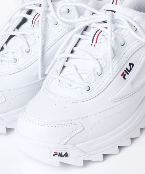 Heather（ヘザー）の「【FILA】Distorter Premium　168258（スニーカー・レディース・ホワイト/ベージュ・M/L）」の3枚目の写真