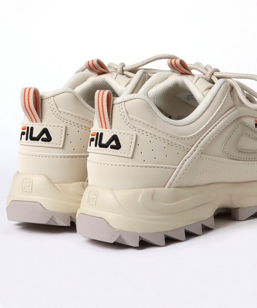 Heather（ヘザー）の「【FILA】Distorter Premium　168258（スニーカー・レディース・ホワイト/ベージュ・M/L）」の4枚目の写真