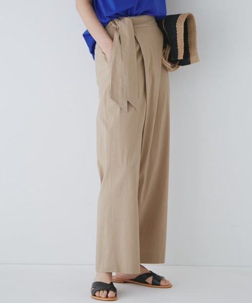 human woman（ヒューマンウーマン）の「◆ラップ風パンツ（その他パンツ・レディース・ベージュ/オレンジ/ブルー・SMALL/MEDIUM/LARGE）」の7枚目の写真