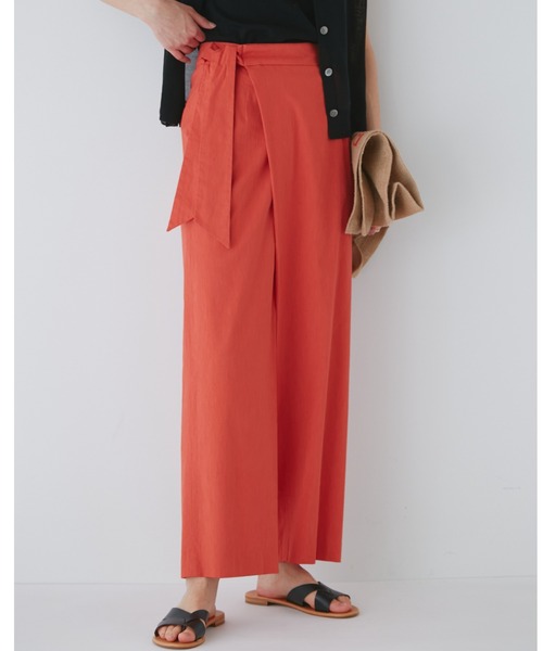 human woman（ヒューマンウーマン）の「◆ラップ風パンツ（その他パンツ・レディース・ベージュ/オレンジ/ブルー・SMALL/MEDIUM/LARGE）」の8枚目の写真