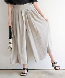 タックフレアパンツ