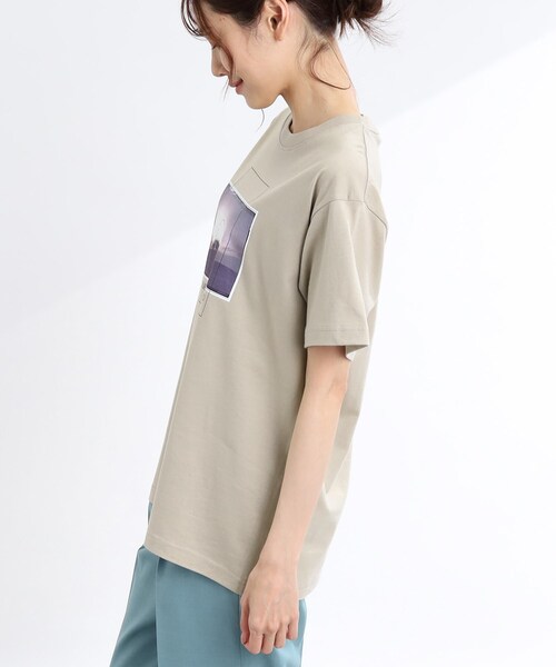 Reflect(リフレクト)の「【WORLD for the World/洗える】フォトプリントTシャツ(Tシャツ/カットソー・レディース・ライトベージュ・09)」の10枚目の写真