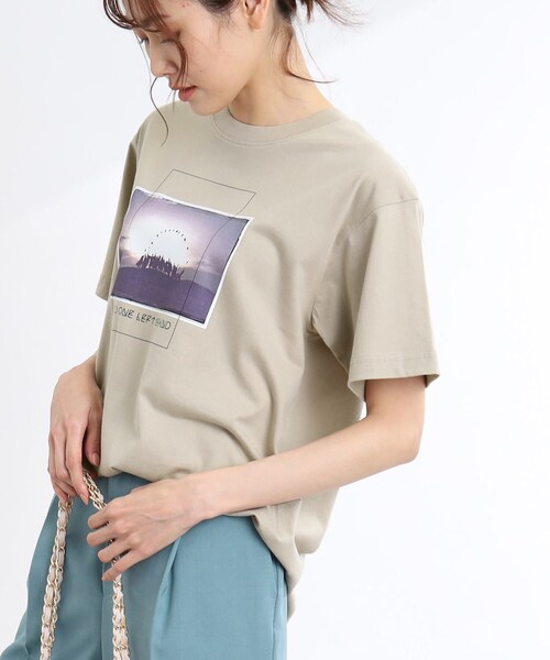 Reflect(リフレクト)の「【WORLD for the World/洗える】フォトプリントTシャツ(Tシャツ/カットソー・レディース・ライトベージュ・09)」の9枚目の写真