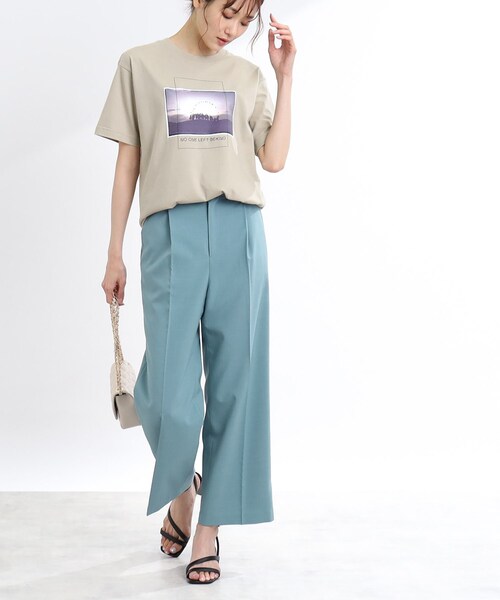 Reflect(リフレクト)の「【WORLD for the World/洗える】フォトプリントTシャツ(Tシャツ/カットソー・レディース・ライトベージュ・09)」の13枚目の写真
