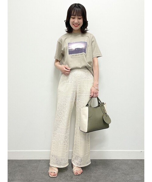 Reflect(リフレクト)の「【WORLD for the World/洗える】フォトプリントTシャツ(Tシャツ/カットソー・レディース・ライトベージュ・09)」の7枚目の写真