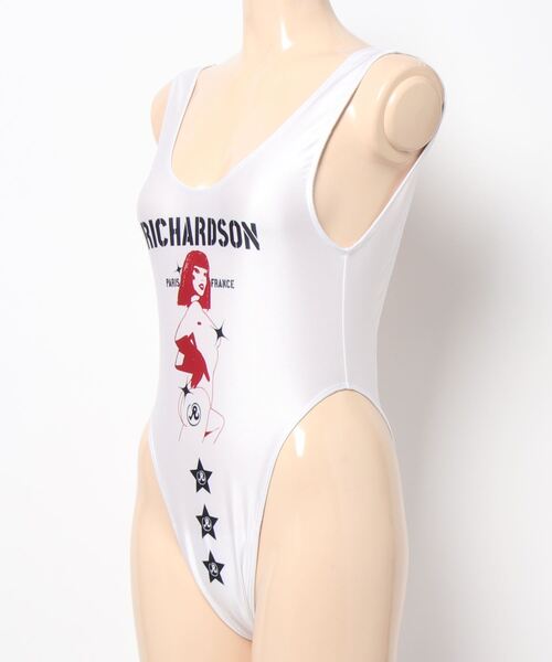 RICHARDSON（リチャードソン）の「【RIchardson/リチャードソン】 Crazy Horse Swimsuit クレイジーホーススウィムスーツ（水着・レディース・ホワイト・M/S）」の3枚目の写真