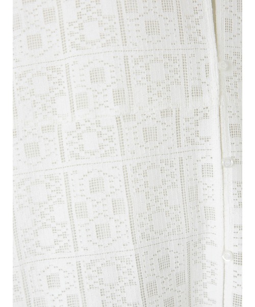 ehka sopo(エヘカソポ)の「レースノースリーブワンピース(ワンピース・レディース・キナリ/オフホワイト・F)」の11枚目の写真