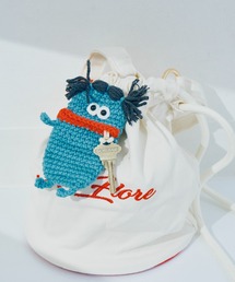 〈macaroni edge/マカロニエッジ〉毛糸のマスコット キーケース