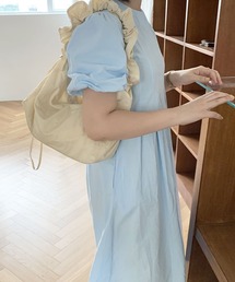 florist | 【2WAYシルエット】【軽量】シャーリングデザインのワンハンドルバッグ/ショルダーバッグ(ハンドバッグ)