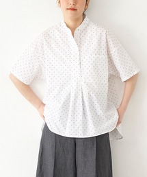 【極微品】マリンフランセーズ ヨットプリント プチフリルブラウス ネイビー product-694846_1200x1440.jpg?v