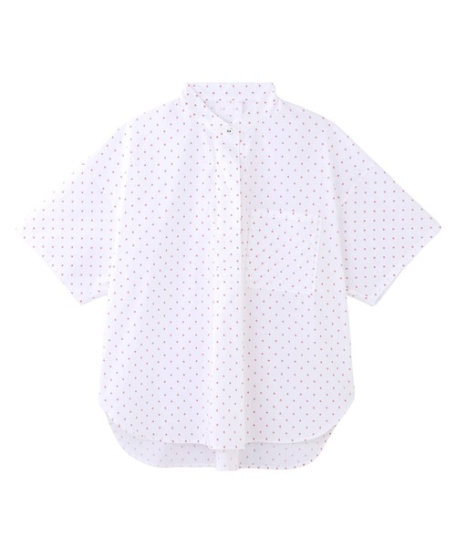 「LA MARINE FRANCAISE」 長袖ブラウス ONE SIZE ピンク レディース LA MARINE FRANCAISE - la marine francaise(マリンフランセーズ