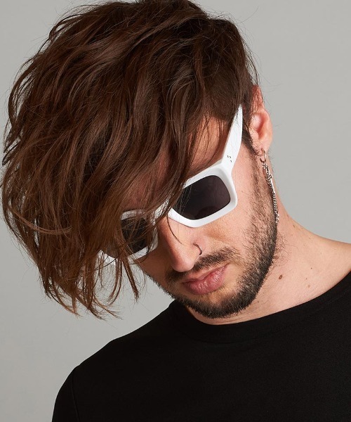 NO ID.（ノーアイディ）の「mko11322-ﾎﾟﾘｺﾞﾝｶｯﾄｻﾝｸﾞﾗｽｱｲｳｪｱ（サングラス・メンズ・ホワイト/ブラック・ONE SIZE）」の14枚目の写真