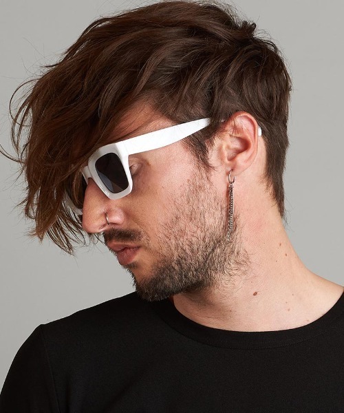 NO ID.（ノーアイディ）の「mko11322-ﾎﾟﾘｺﾞﾝｶｯﾄｻﾝｸﾞﾗｽｱｲｳｪｱ（サングラス・メンズ・ホワイト/ブラック・ONE SIZE）」の15枚目の写真