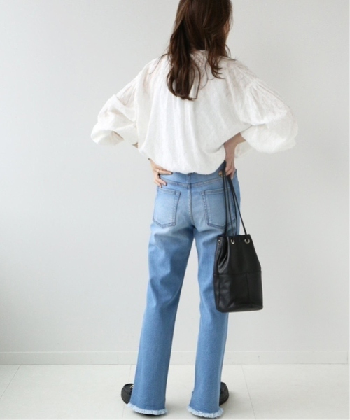 JOURNAL STANDARD relume(ジャーナルスタンダード レリューム)の「《追加4》コットンジャガードギャザーブラウス(シャツ/ブラウス・レディース・ホワイト/ブラック・FREE)」の17枚目の写真