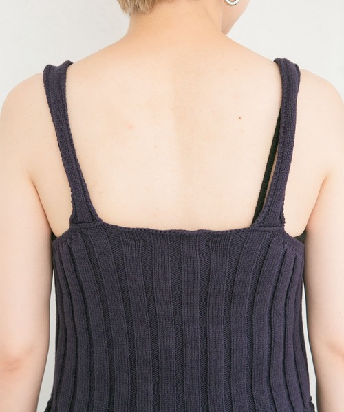 KBF（ケイビーエフ）の「フリンジニットビスチェ（その他トップス・レディース・ブルー系その他/ベージュ/ネイビー・ONE）」の8枚目の写真