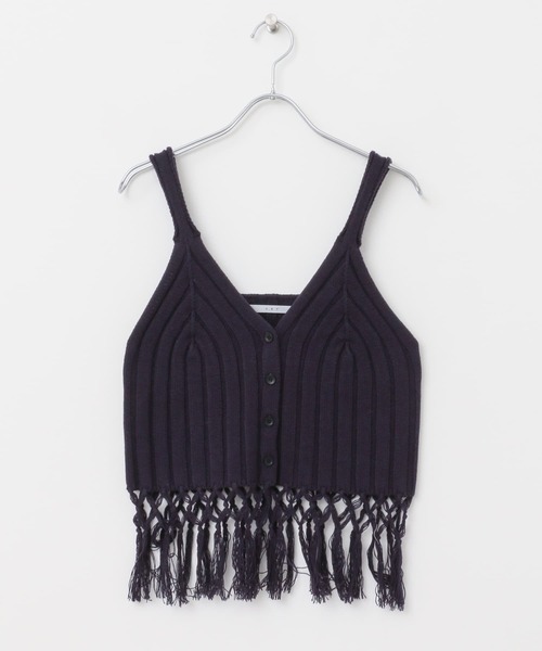 KBF（ケイビーエフ）の「フリンジニットビスチェ（その他トップス・レディース・ブルー系その他/ベージュ/ネイビー・ONE）」の22枚目の写真