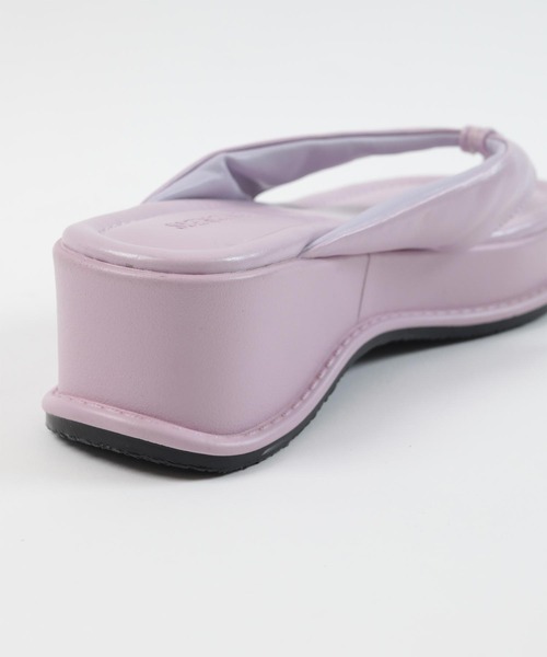 SEA DRESS（シードレス）の「厚底ｸｯｼｮﾝﾄﾝｸﾞｻﾝﾀﾞﾙ（サンダル・レディース・ホワイト系その他/オフホワイト/ラベンダー/ブラック・M/L/S/LL）」の11枚目の写真