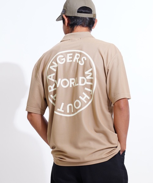 GIORDANO（ジョルダーノ）の「[ GIORDANO ] サークルロゴUVカットポロシャツ (ユニセックス)（ポロシャツ・レディース・ホワイト/ブラック/カーキ/グリーン・MEDIUM/LARGE/X-LARGE）」の3枚目の写真