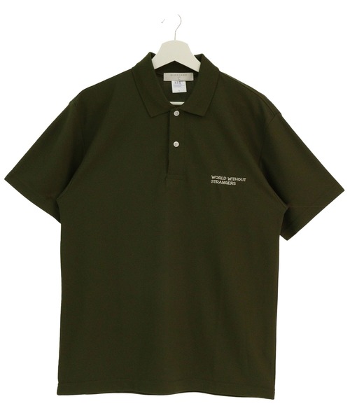 GIORDANO（ジョルダーノ）の「[ GIORDANO ] サークルロゴUVカットポロシャツ (ユニセックス)（ポロシャツ・レディース・ホワイト/ブラック/カーキ/グリーン・MEDIUM/LARGE/X-LARGE）」の9枚目の写真
