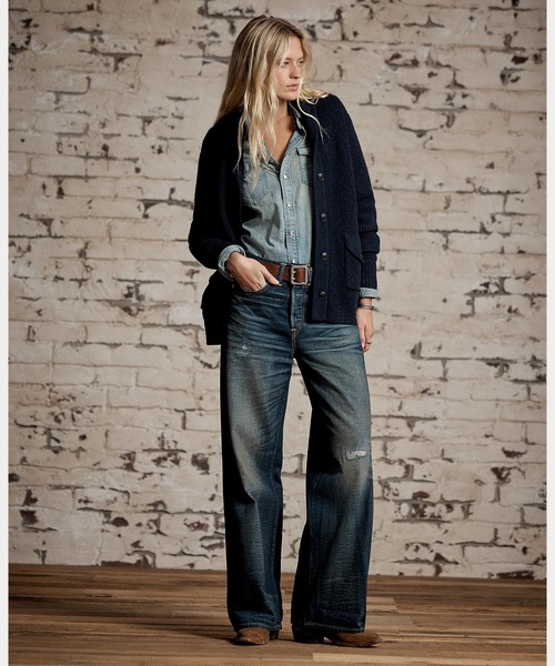 RRL ダブルアールエル ショールカラー ローゲージカーディガン ニット綿麻 S 楽天市場】RRL(ダブルアールエル ラルフローレン)ショールカラー