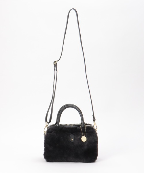 ikka（イッカ）の「エコファー2WAYミニショルダーバッグ（ショルダーバッグ・レディース・オフホワイト/ダークグリーン/ブラック/ベージュ・FREE）」の12枚目の写真