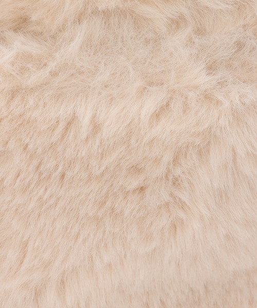 ikka（イッカ）の「エコファー2WAYミニショルダーバッグ（ショルダーバッグ・レディース・オフホワイト/ダークグリーン/ブラック/ベージュ・FREE）」の8枚目の写真