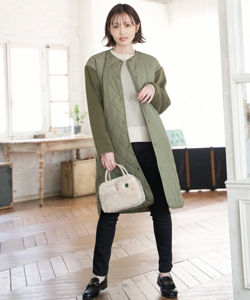 ikka（イッカ）の「エコファー2WAYミニショルダーバッグ（ショルダーバッグ・レディース・オフホワイト/ダークグリーン/ブラック/ベージュ・FREE）」の20枚目の写真