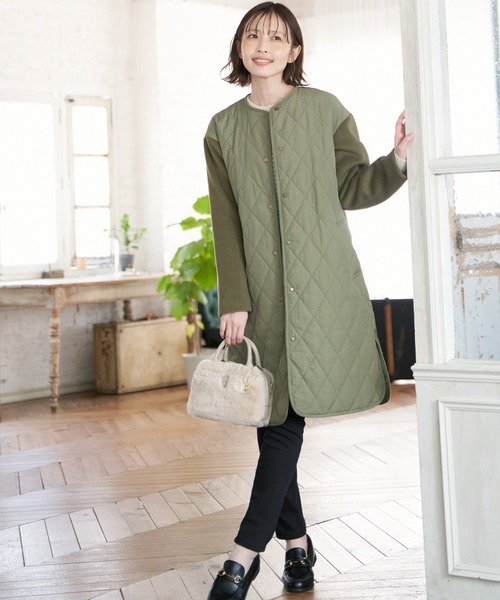 ikka（イッカ）の「エコファー2WAYミニショルダーバッグ（ショルダーバッグ・レディース・オフホワイト/ダークグリーン/ブラック/ベージュ・FREE）」の21枚目の写真