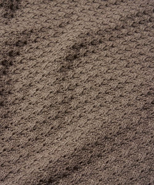 ADPOSION（アドポーション）の「【Revo.】ワッフル編みモックネックニット（ニット/セーター・メンズ・ブラック/オレンジ/グレー/マスタード/グリーン・MEDIUM/LARGE）」の19枚目の写真