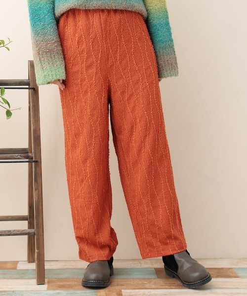 チチカカ（チチカカ）の「フリンジカットパンツ【大きいサイズ】（その他パンツ・レディース・ブラウン/ブラック/グリーン・3L）」の3枚目の写真