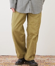 CUBE SUGAR | 綿ツイル+ヘリンボーン硫化染ベイカーパンツ(その他パンツ)