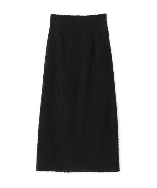 FREE'S MART（フリーズマート）の「◆フェザーシフォンナロースカート（スカート・レディース・ブラック/ホワイト・SMALL/MEDIUM）」の3枚目の写真