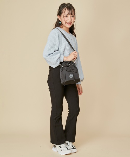 JENNI love(ジェニィラブ)の「ジャガードニットドッキングトップス(ニット/セーター・キッズ・サックスブルー/チャコールグレー/オフホワイト・130cm/140cm/150cm/160cm)」の16枚目の写真