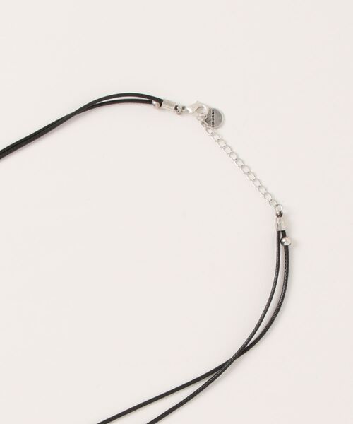 MOUSSY（マウジー）の「HEART SHAPE F/LEATHER ネックレス（ネックレス・レディース・ライトパープル/ブラック・FREE）」の10枚目の写真